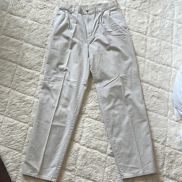 Pantalon Docker 34/34 Kaki Olive – Neuf Avec étiquettes – Coupe Classique – 100% Coton